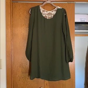 Green Minidress